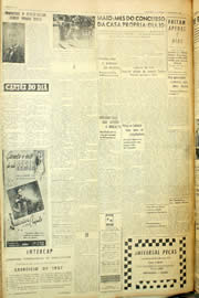 Página do jornal Unitário de maio de 1958