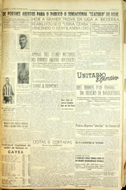 Página do jornal Unitário de maio de 1958