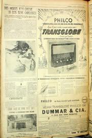 Página do jornal Unitário de maio de 1958