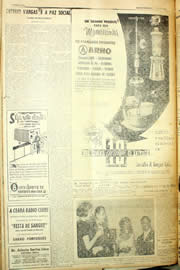 Página do jornal Unitário de maio de 1958
