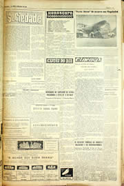 Página do jornal Unitário de maio de 1958