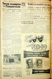 Página do jornal Unitário de maio de 1958