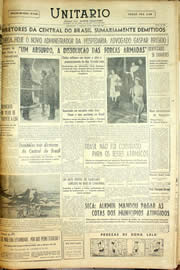 Página do jornal Unitário de maio de 1958