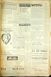 Página do jornal Unitário de maio de 1958