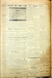 Página do jornal Unitário de maio de 1958