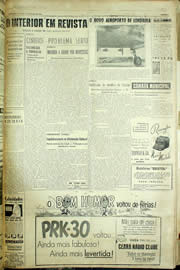 Página do jornal Unitário de maio de 1958