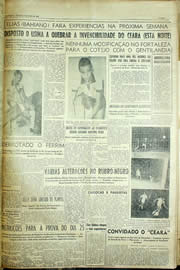 Página do jornal Unitário de maio de 1958