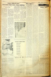 Página do jornal Unitário de maio de 1958
