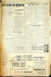 Página do jornal Unitário de maio de 1958