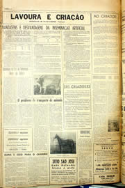 Página do jornal Unitário de maio de 1958