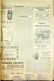 Página do jornal Unitário de maio de 1958