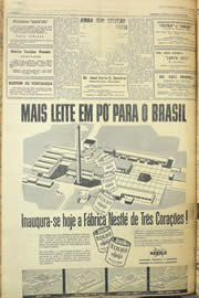Página do jornal Unitário de maio de 1958
