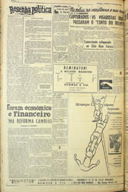 Página do jornal Unitário de junho de 1958