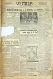 Página do jornal Unitário de junho de 1958