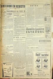 Página do jornal Unitário de junho de 1958