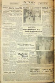 Página do jornal Unitário de junho de 1958