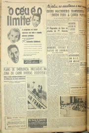 Página do jornal Unitário de junho de 1958