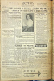 Página do jornal Unitário de junho de 1958
