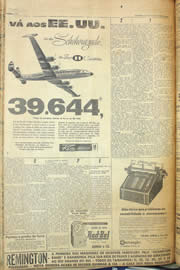 Página do jornal Unitário de junho de 1958