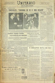 Página do jornal Unitário de junho de 1958