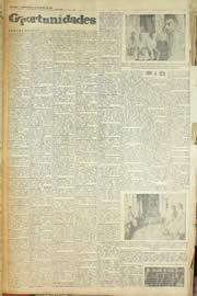 Página do jornal Unitário de junho de 1958