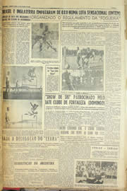 Página do jornal Unitário de junho de 1958