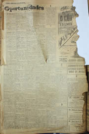 Página do jornal Unitário de junho de 1958