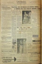 Página do jornal Unitário de junho de 1958