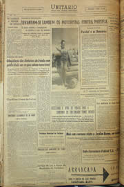 Página do jornal Unitário de junho de 1958