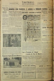 Página do jornal Unitário de junho de 1958