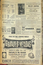 Página do jornal Unitário de junho de 1958