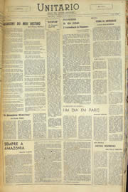 Página do jornal Unitário de junho de 1958
