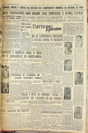 Página do jornal Unitário de junho de 1958