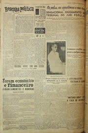 Página do jornal Unitário de junho de 1958