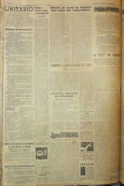 Página do jornal Unitário de junho de 1958