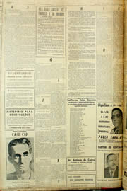 Página do jornal Unitário de outubro de 1958