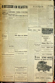 Página do jornal Unitário de outubro de 1958