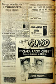 Página do jornal Unitário de outubro de 1958