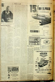 Página do jornal Unitário de outubro de 1958