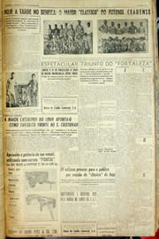 Página do jornal Unitário de outubro de 1958