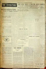 Página do jornal Unitário de outubro de 1958