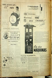 Página do jornal Unitário de outubro de 1958