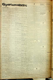 Página do jornal Unitário de outubro de 1958