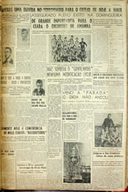 Página do jornal Unitário de outubro de 1958