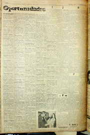 Página do jornal Unitário de outubro de 1958