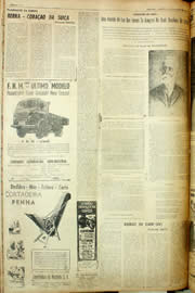 Página do jornal Unitário de outubro de 1958