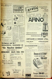 Página do jornal Unitário de outubro de 1958