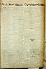 Página do jornal Unitário de outubro de 1958