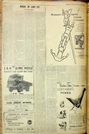 Página do jornal Unitário de novembro de 1958