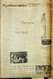 Página do jornal Unitário de novembro de 1958